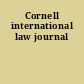 Cornell international law journal