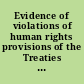 Evidence of violations of human rights provisions of the Treaties of Peace by Rumania, Bulgaria, and Hungary freedoms of expression and of press and publication /