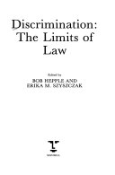 Discrimination : the limits of law /