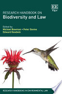 Research handbook on biodiversity and law
