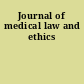 Journal of medical law and ethics
