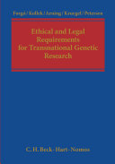 Ethical and legal requirements for transnational genetic research /