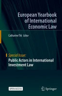 Public actors in international investment law /