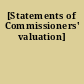 [Statements of Commissioners' valuation]