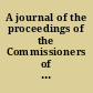 A journal of the proceedings of the Commissioners of Navigation of North Carolina
