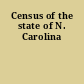 Census of the state of N. Carolina