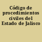 Código de procedimientos civiles del Estado de Jalisco