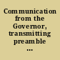 Communication from the Governor, transmitting preamble and resolutions, adopted by the General Assembly of Virginia, resolutions of the legislature of the State of New York, a memorial from the legislature of the State of Michigan, and resolutions from the legislature of the State of Virginia upon subjects of public interest.