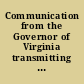 Communication from the Governor of Virginia transmitting communications from the governors of Georgia and Florida January 9, 1863.