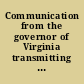 Communication from the governor of Virginia transmitting preambles and resolutions adopted by the legislatures of Tennessee and Pennsylvania January 29, 1861.