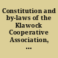 Constitution and by-laws of the Klawock Cooperative Association, Alaska ratified October 4, 1938.