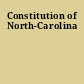 Constitution of North-Carolina