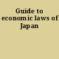 Guide to economic laws of Japan