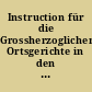 Instruction für die Grossherzoglichen Ortsgerichte in den Provinzen Starkenburg und Oberhessen