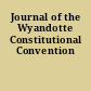 Journal of the Wyandotte Constitutional Convention