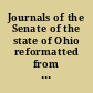 Journals of the Senate of the state of Ohio reformatted from the original and including, Journal of the Senate of the state of Ohio ..