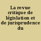 La revue critique de législation et de jurisprudence du Canada