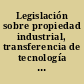 Legislación sobre propiedad industrial, transferencia de tecnología e inversiones extranjeras