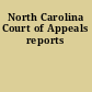 North Carolina Court of Appeals reports