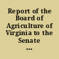 Report of the Board of Agriculture of Virginia to the Senate and House of Representatives of Virginia.