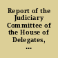 Report of the Judiciary Committee of the House of Delegates, on state taxation of United States securities, unanimously adopted by the House, January 24, 1866, and ordered to be printed