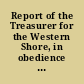 Report of the Treasurer for the Western Shore, in obedience to an order of the House of Delegates, of the 20th January, 1831