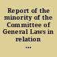 Report of the minority of the Committee of General Laws in relation to public lands