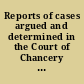 Reports of cases argued and determined in the Court of Chancery of the state of South Carolina