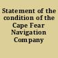 Statement of the condition of the Cape Fear Navigation Company