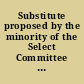 Substitute proposed by the minority of the Select Committee on the subject of the contested election from the state of New Jersey in the Congress of the United States