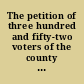 The petition of three hundred and fifty-two voters of the county of Henry, praying the repeal of the free school law passed at the last session of the General Assembly, so far as the same relates to that county