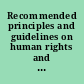 Recommended principles and guidelines on human rights and human trafficking commentary /