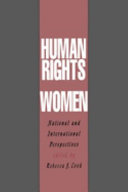 Human rights of women : national and international perspectives /