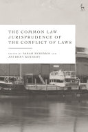 The common law jurisprudence of the conflict of laws /