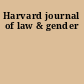 Harvard journal of law & gender