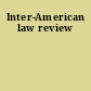 Inter-American law review