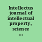 Intellectus journal of intellectual property, science and education.
