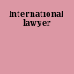 International lawyer
