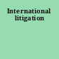 International litigation