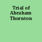 Trial of Abraham Thornton