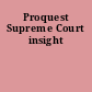 Proquest Supreme Court insight