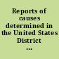 Reports of causes determined in the United States District Court for the District of Hawaii