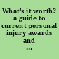 What's it worth? a guide to current personal injury awards and settlements /