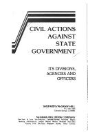 Civil actions against state government, its divisions, agencies, and officers.