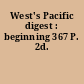 West's Pacific digest : beginning 367 P. 2d.