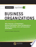 Business organizations keyed to Klein, Ramseyer, and Bainbridge.