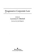 Progressive corporate law /