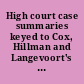 High court case summaries keyed to Cox, Hillman and Langevoort's casebook on securities regulation, 7th edition.