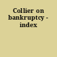 Collier on bankruptcy - index
