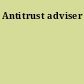 Antitrust adviser